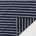 Breathable High Quality Rayon80% Polyester18% Spandex2% Stripes Pattern Loose Single Jersey Knitted Shirt Fabric For Men Women